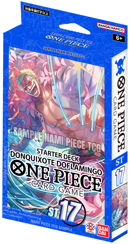 One Piece Card Game - (Blue) Donquixote Doflamingo Starter Deck (ST-17) - Good Games