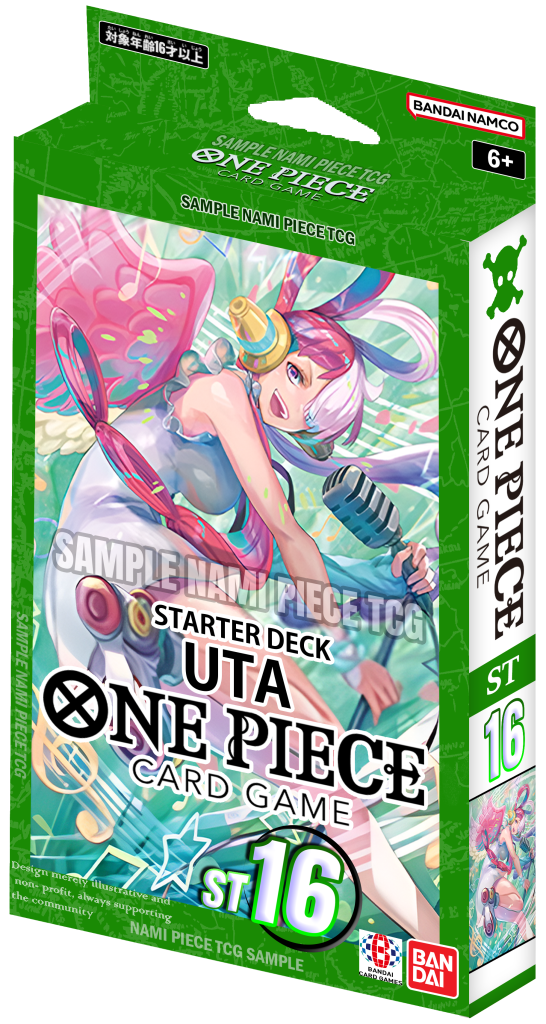 One Piece Card Game - (Green) Uta Starter Deck (ST-16) - Good Games
