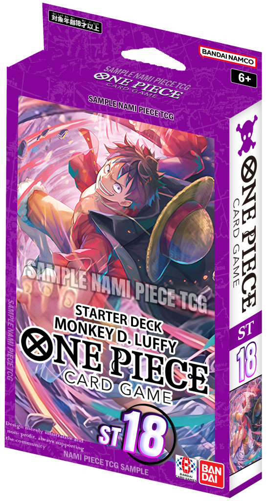 One Piece Card Game - (Purple) Monkey D. Luffy Starter Deck (ST-18) - Good Games