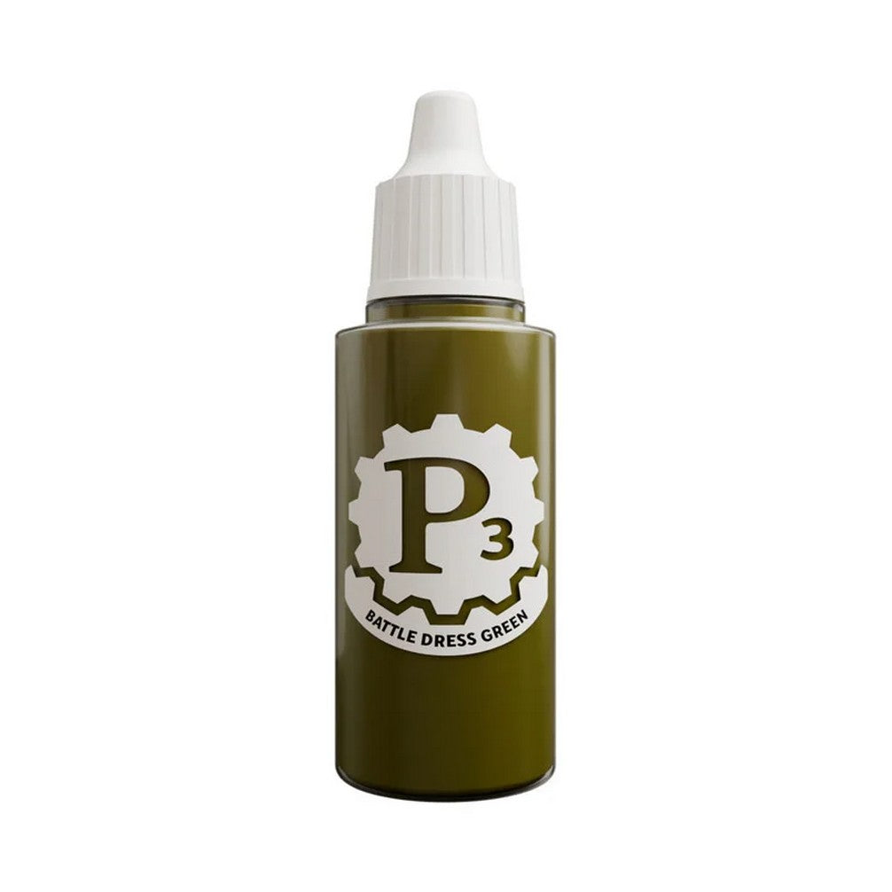 Steamforged Games P3 Paint 18ml - Battle Dress Green - Good Games
