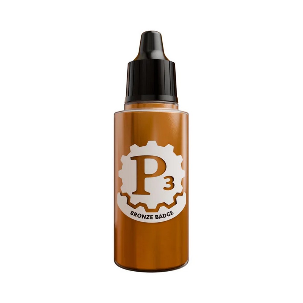 Steamforged Games P3 Paint 18ml - Metallics - Bronze Badge - Good Games