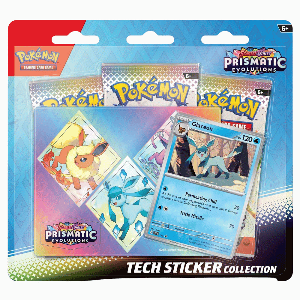 Pokemon TCG - Scarlet &amp; Violet Prismatic Evolutions Tech Sticker Collection