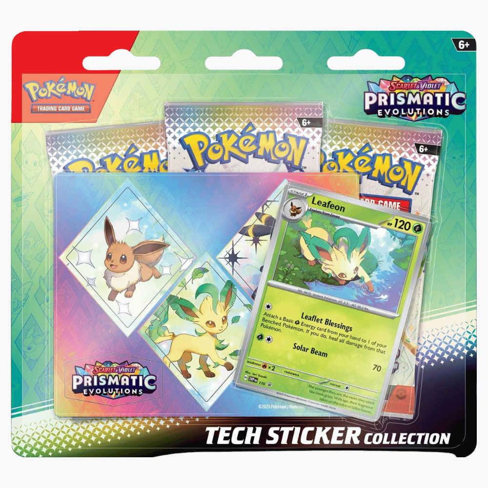 Pokemon TCG - Scarlet &amp; Violet Prismatic Evolutions Tech Sticker Collection