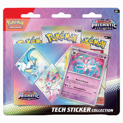 Pokemon TCG - Scarlet & Violet Prismatic Evolutions Tech Sticker Collection - Good Games
