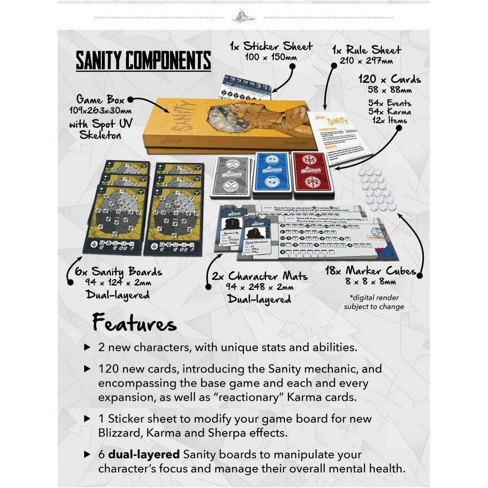 Summit: The Board Game - Sanity Expansion - Good Games