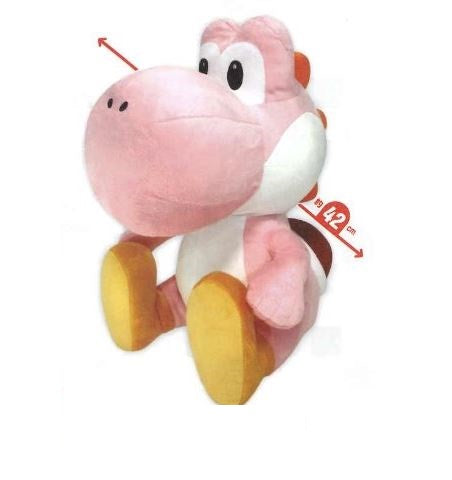 Super Mario - Large Pink Yoshi Plush - Good Games
