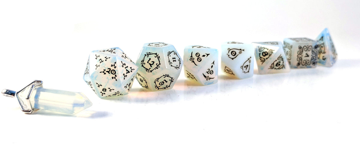 Level Up Dice - Sylvan Opalite