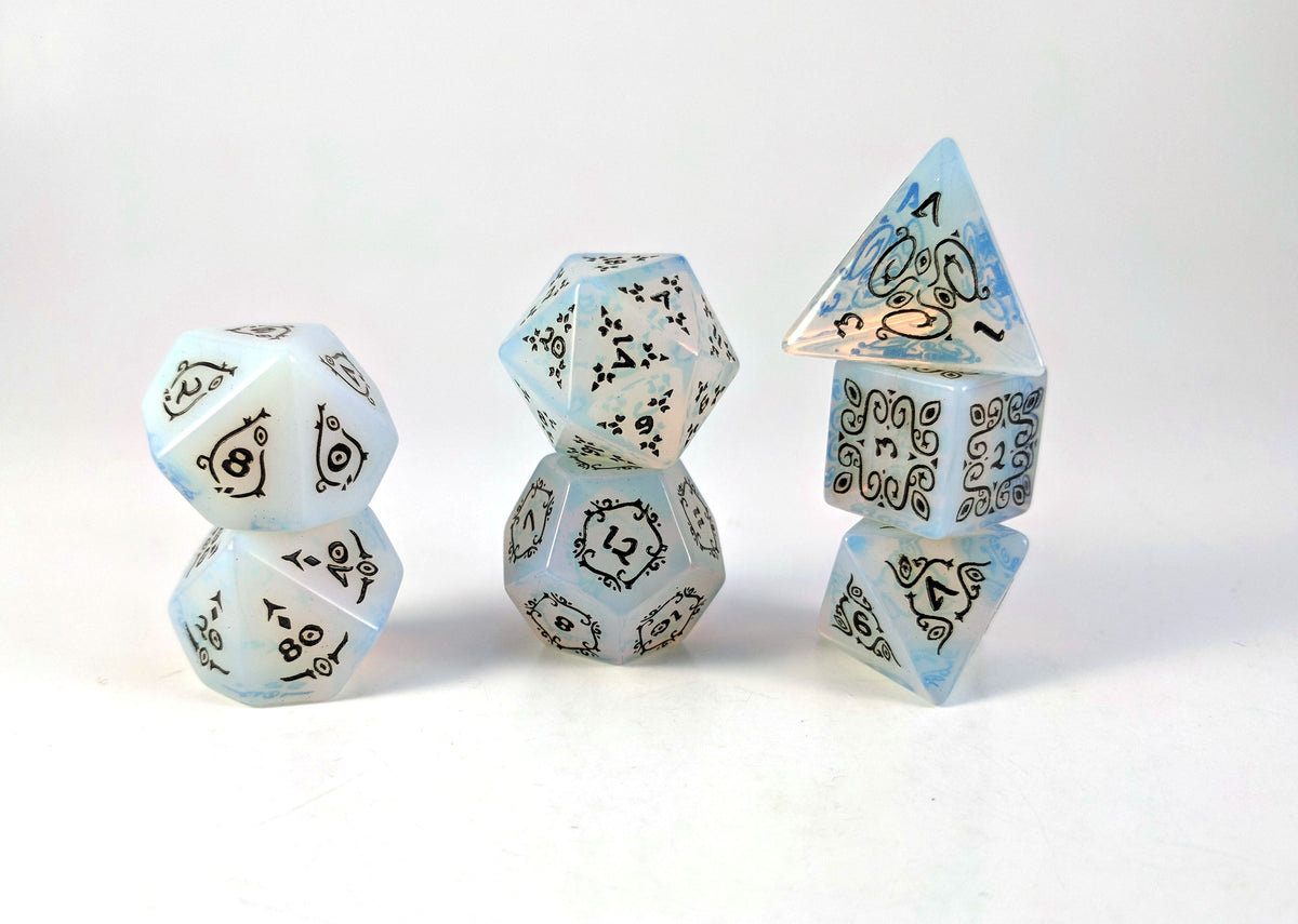 Level Up Dice - Sylvan Opalite