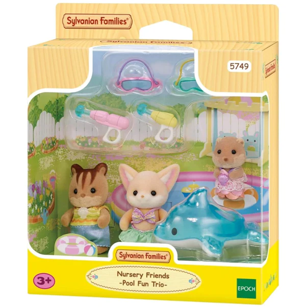 Sylvanian Families - Nursery Friends - Pool Fun Trio