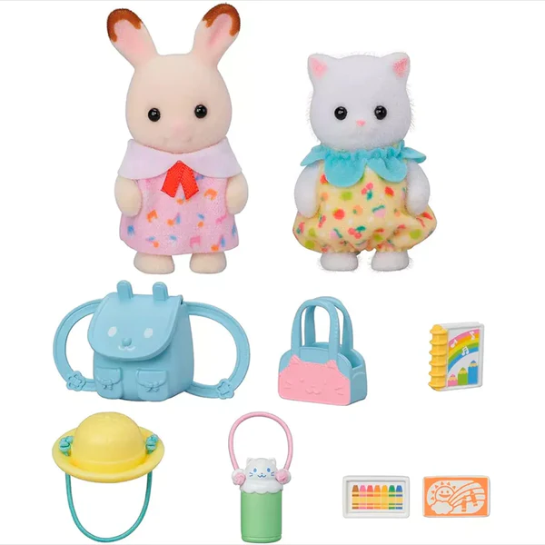 Sylvanian Families - Nursery Friends -Walk Along Duo