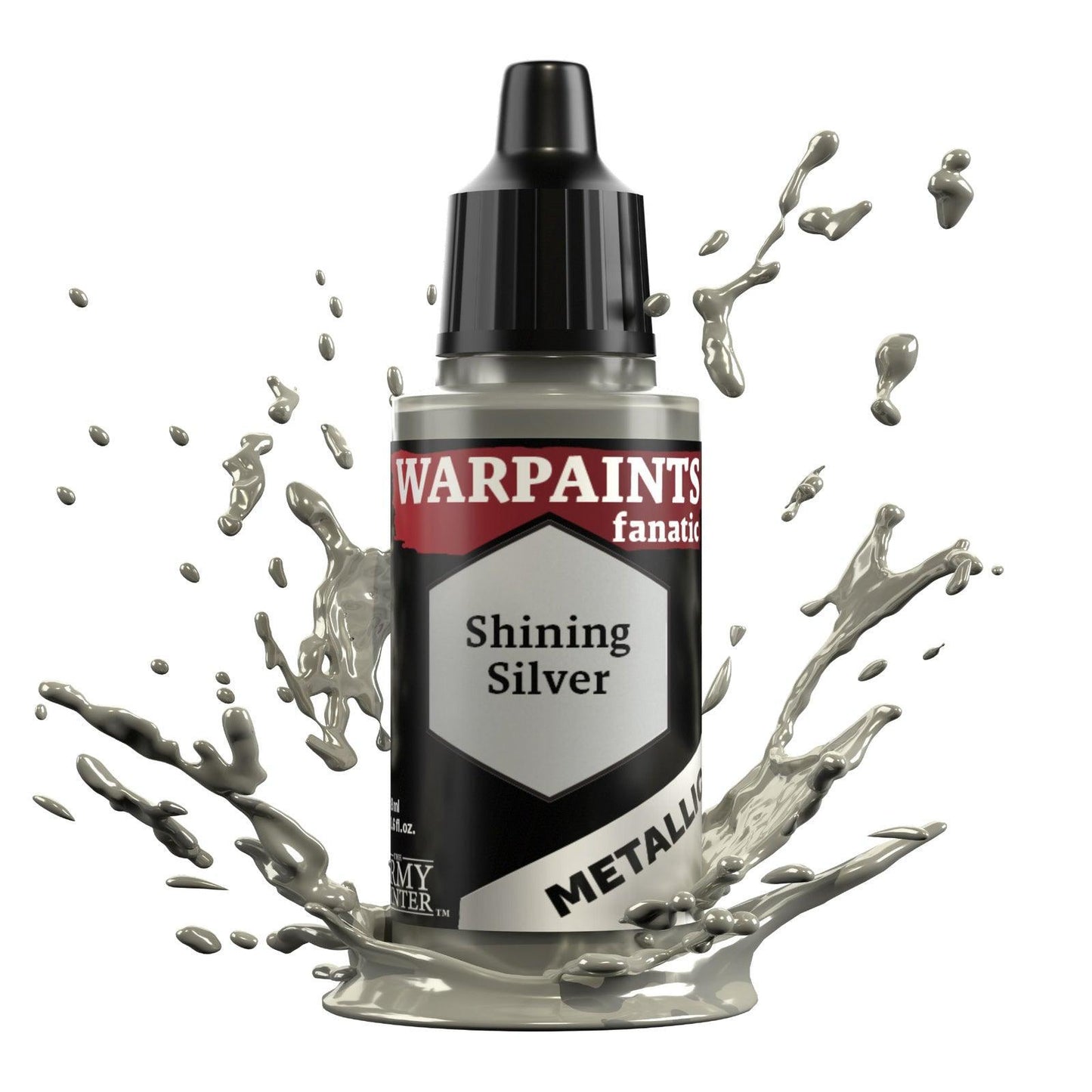 Army Painter - Warpaints Fanatic - Metallic - Shining Silver - Good Games