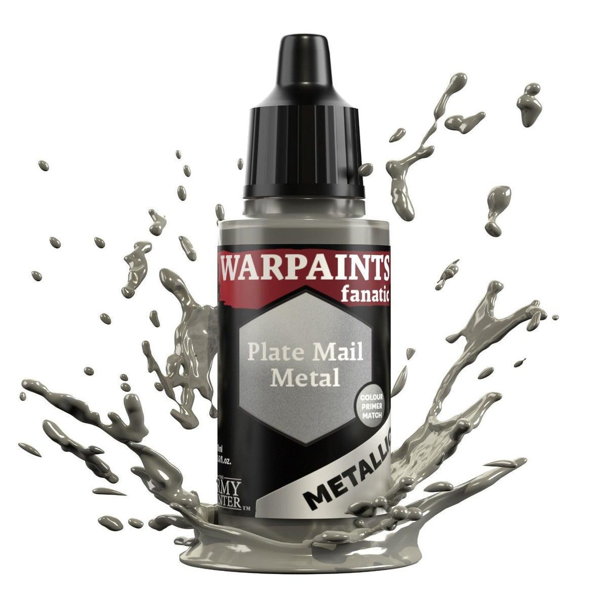 Army Painter - Warpaints Fanatic - Metallic - Plate Mail Metal - Good Games