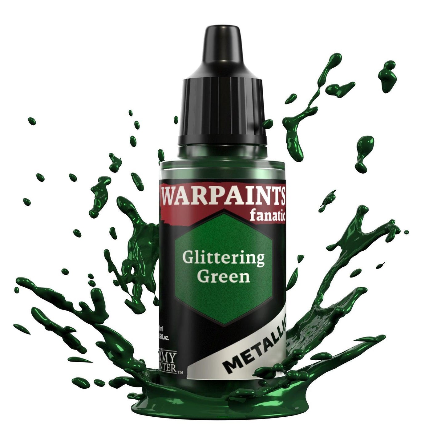Army Painter - Warpaints Fanatic - Metallic - Glittering Green - Good Games