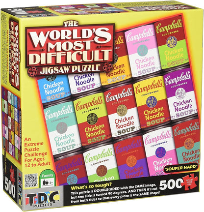 Campbells Souper Hard 500 Piece Jigsaw - Good Games
