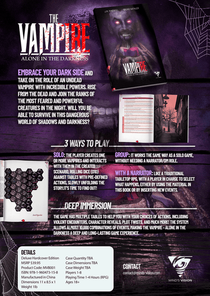The Vampire - Alone in the Darkness RPG (Remastered Deluxe Hardcover) - Good Games
