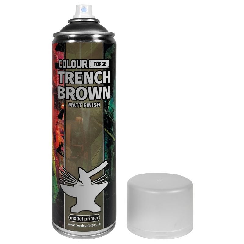 Colour Forge Aerosol Spray Primer Trench Brown - Good Games