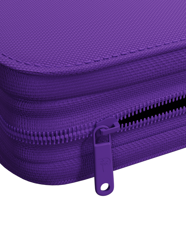 Palms Off Gaming - Collectors Series Top Loader Zip Binder - 9 Pocket - Purple