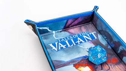 FanRoll by Metallic Dice Games - MDG Tales of the Valiant Fold Up Dice Tray - Good Games