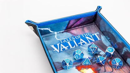 FanRoll by Metallic Dice Games - MDG Tales of the Valiant Fold Up Dice Tray - Good Games