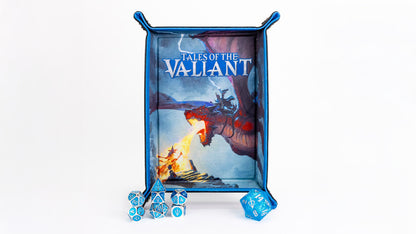 FanRoll by Metallic Dice Games - MDG Tales of the Valiant Fold Up Dice Tray - Good Games