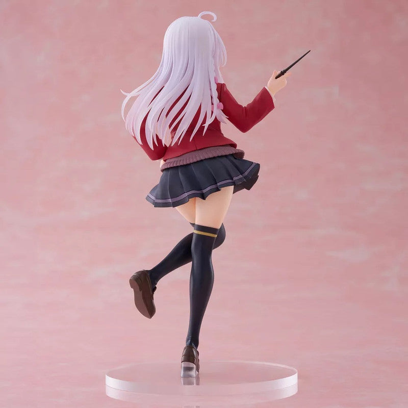 Taito Wandering Witch: The Journey of Elaina Coreful Elaina figurein a red uniform, facing away, holding a pointer with one leg raised