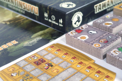 Detailed view of Tawantinsuyu cards and resources