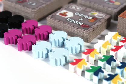 Full setup with all Tawantinsuyu expansion pieces