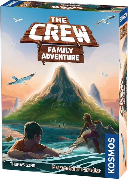 The Crew Family Adventure - Marooned in Paradise board game packaging box front view