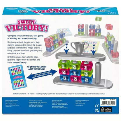 Think Fun - Sweet Victory packaging box back view