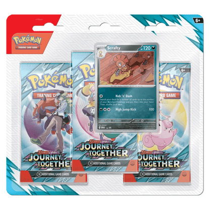 Pokemon Scarlet & Violet Journey Together Three Booster Blister - Good Games