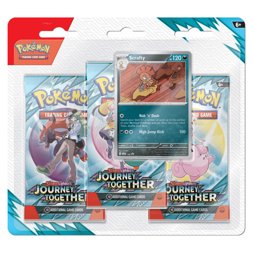 Pokemon Scarlet &amp; Violet Journey Together Three Booster Blister