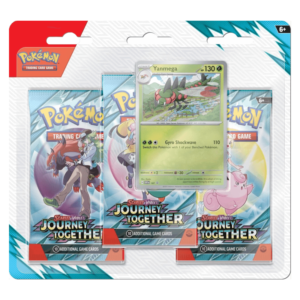 Pokemon Scarlet & Violet Journey Together Three Booster Blister - Good Games