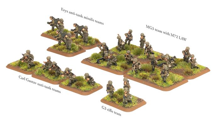 WWIII: Norwegian and Danish: M113 Storm Group (x31 figures) - Good Games