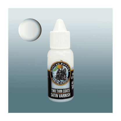 Two Thin Coats Acrylic Paint 15ml - Satin Varnish - Good Games