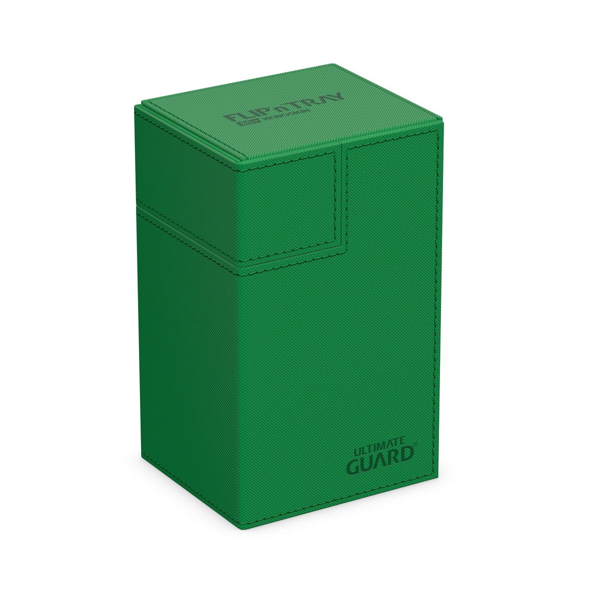 Ultimate Guard 80+ XenoSkin Monocolor Flip'n'Tray Deck Box Standard - Green - Good Games