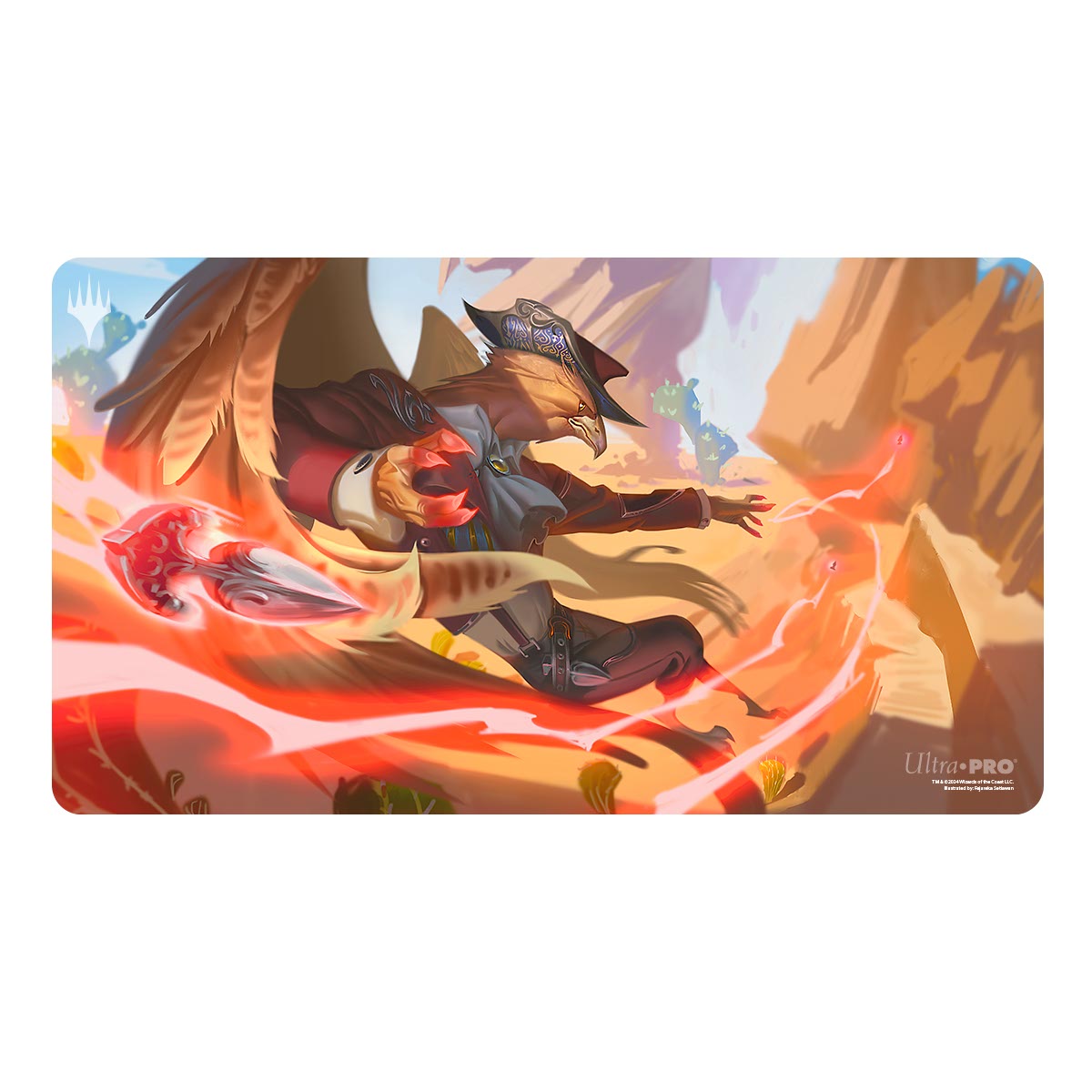 Magic The Gathering - Outlaws of Thunder Junction Playmat Red - Good Games