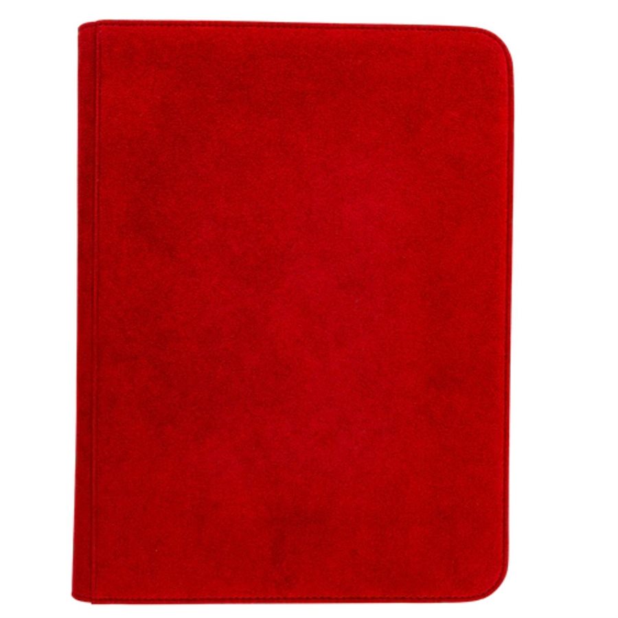 Ultra Pro Binder - Vivid 9 Pocket Zippered Pro Binder Deluxe Red - Good Games