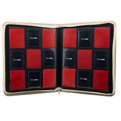 Ultra Pro Binder - Vivid 9 Pocket Zippered Pro Binder Deluxe Red - Good Games