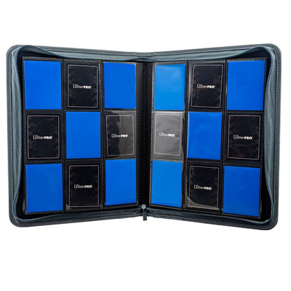 Ultra Pro Binder - Vivid 9 Pocket Zippered Pro Binder Deluxe Blue - Good Games