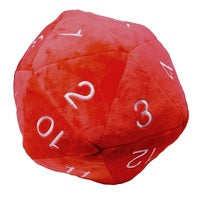 Jumbo D20 Plush Dice - Red - Good Games