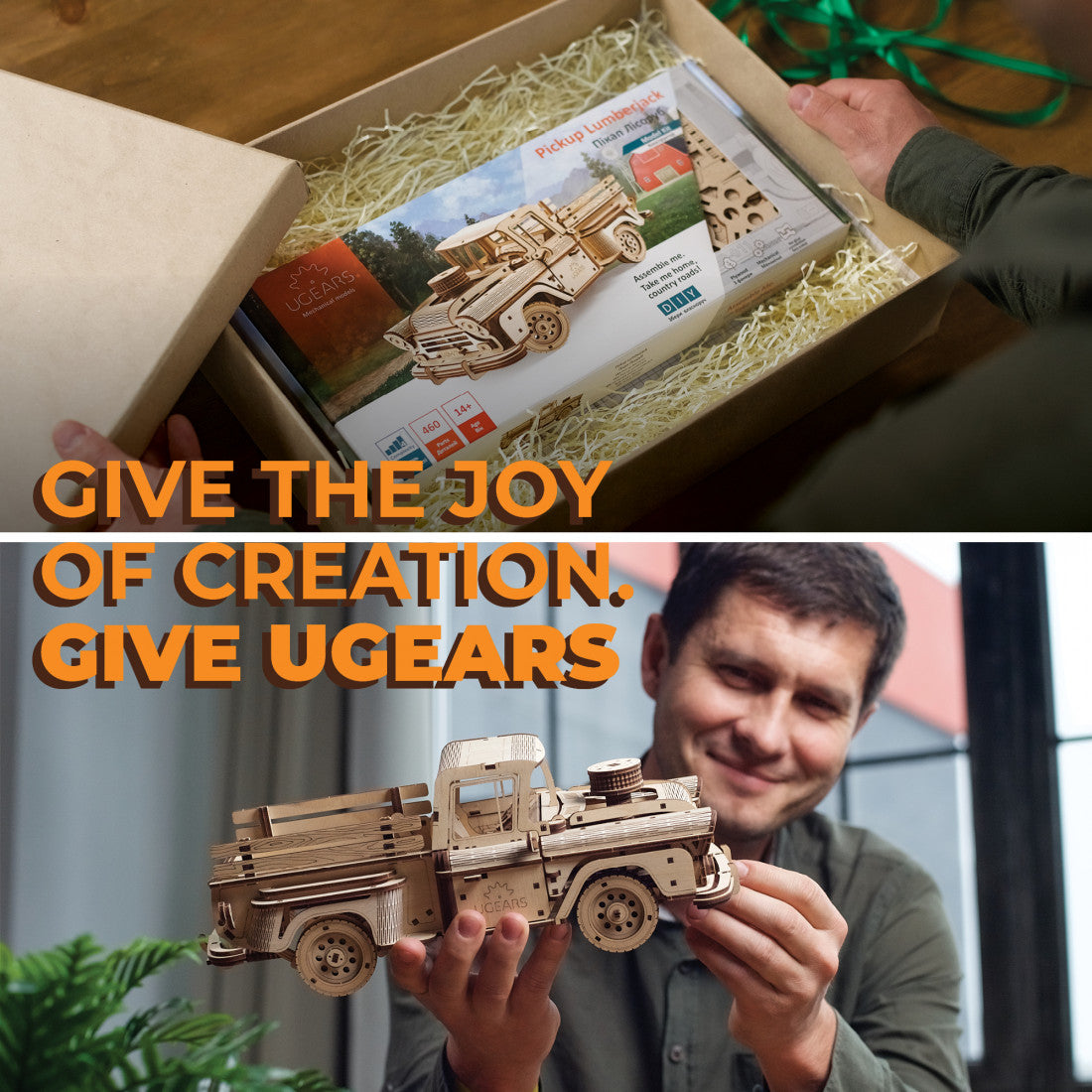 UGears - Pickup LumberJack Truck - Good Games