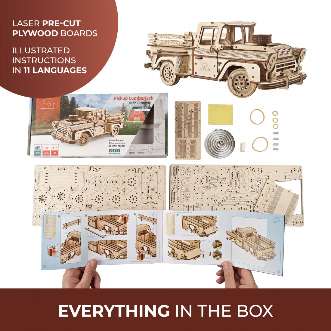 UGears - Pickup LumberJack Truck - Good Games