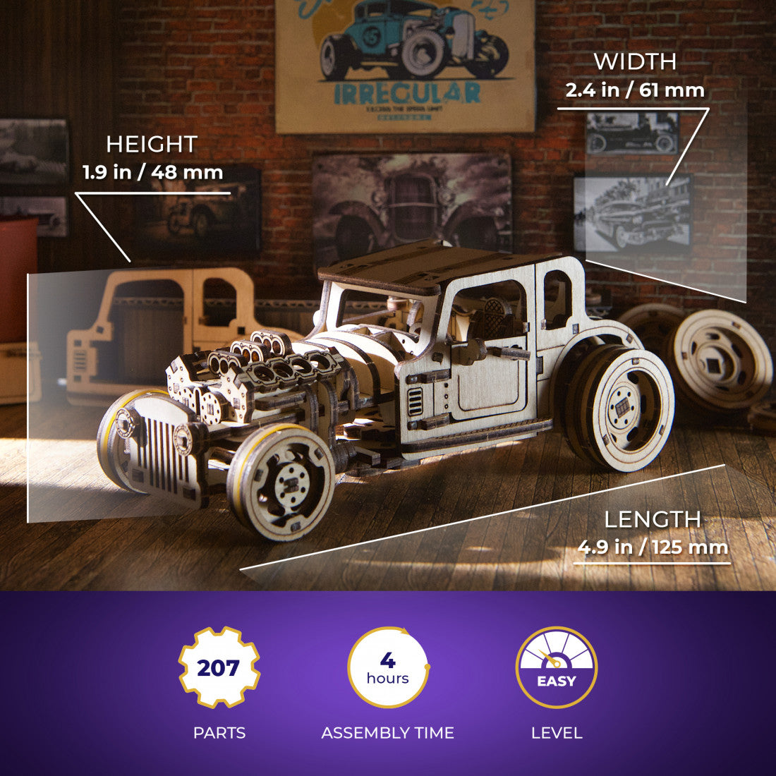 UGears Hot Rod Furious Mouse - Good Games