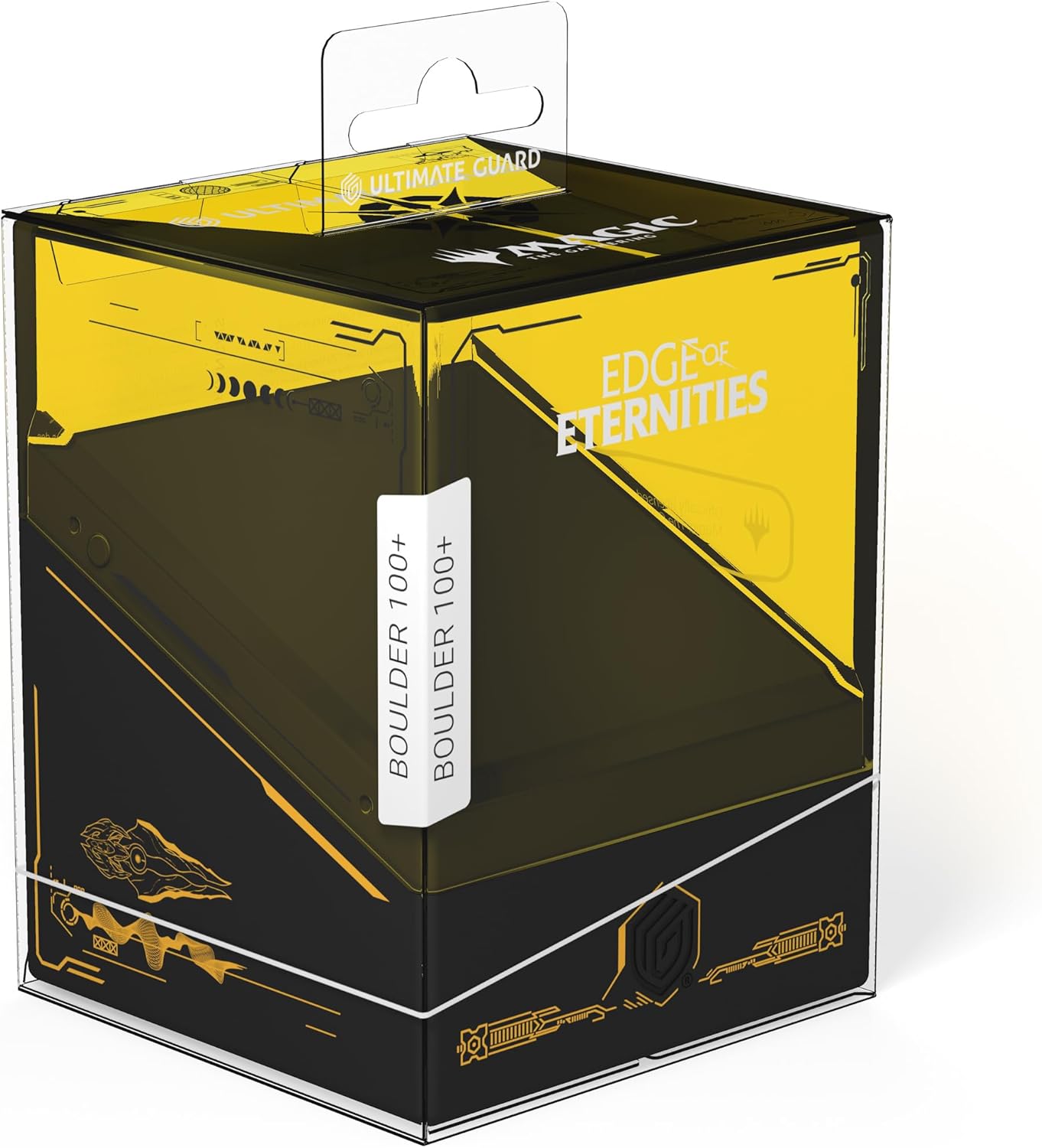 Ultimate Guard 'Edge of Eternities' Boulder 100+ Magic: The Gathering deck box in clear retail packaging