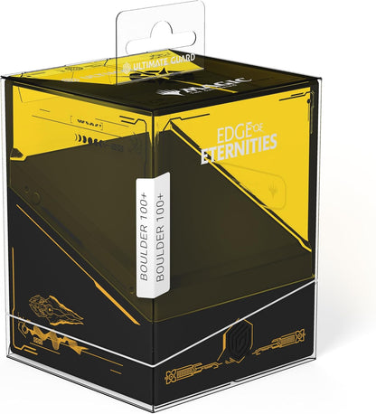 Ultimate Guard 'Edge of Eternities' Boulder 100+ Magic: The Gathering deck box in clear retail packaging