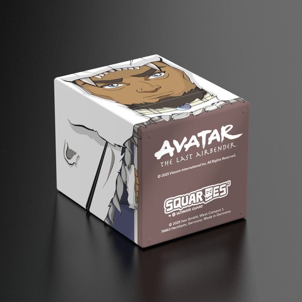 Avatar: The Last Airbender SQUAR.ES storage cube featuring Sokka&#39;s face breaking through white material