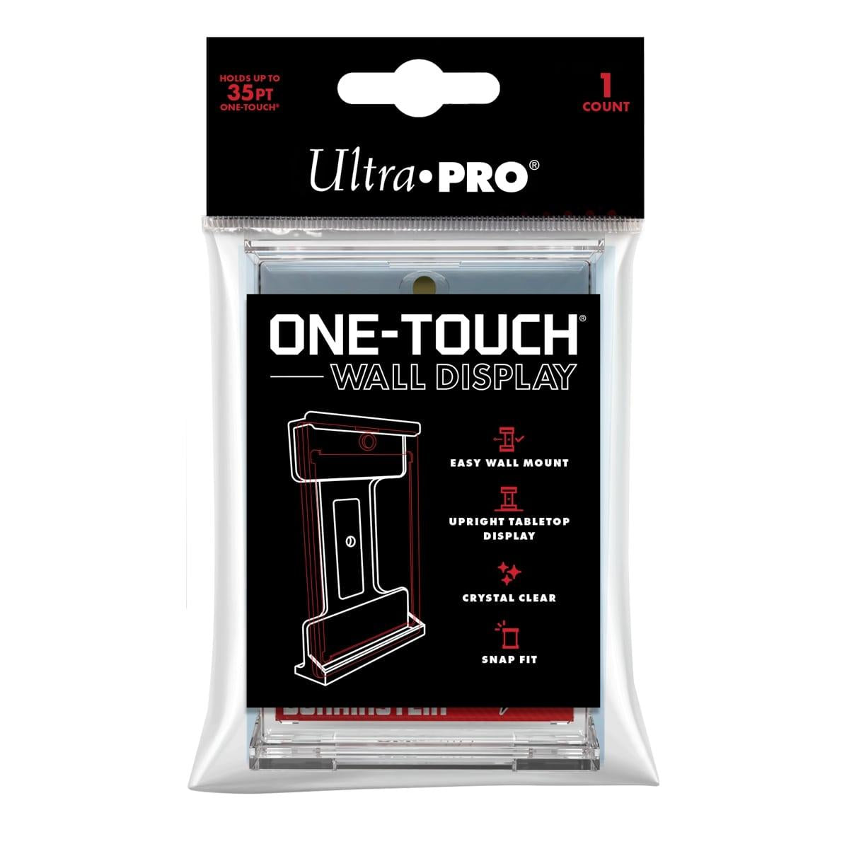 Ultra PRO ONE-TOUCH Wall Display in package, for displaying 35PT collectible cards on walls or tables