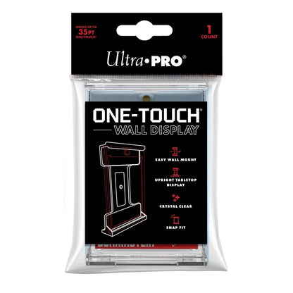 Ultra PRO ONE-TOUCH Wall Display in package, for displaying 35PT collectible cards on walls or tables