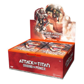 UniVersus: Attack on Titan: Origins of Power Booster Box - Good Games