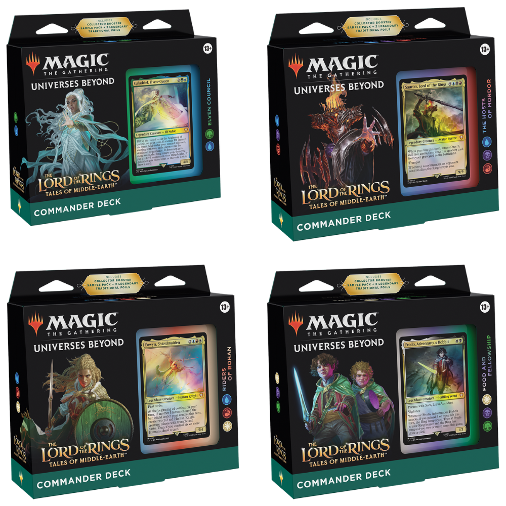 Magic: The Gathering - Lord of the Rings Commander Deck Display